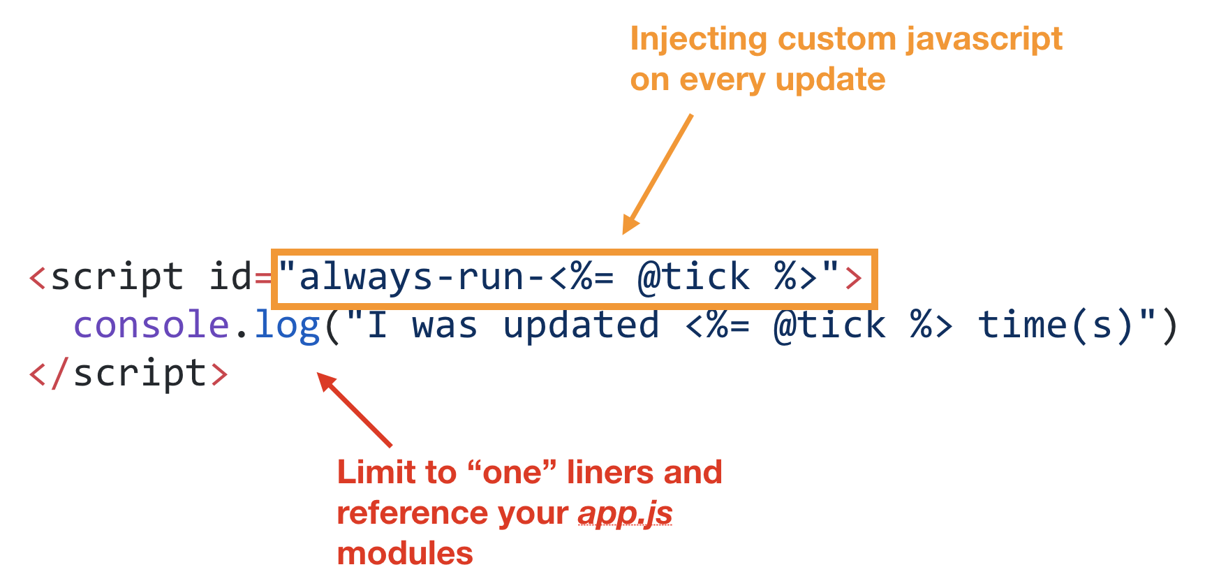 Create a script with tick ID